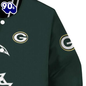 Green Bay Packers Tribal Art Green White Black Jacket