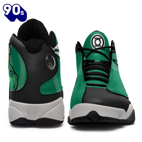 Green Lantern Air Jordan 13 Sneakers Super Heroes Custom Shoes