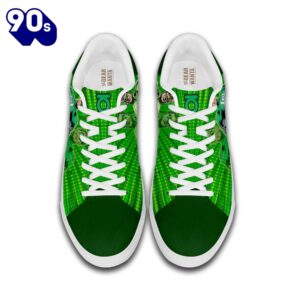 Green Lanturn Stan Smith Shoes Gift For Your Kid