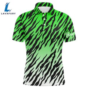 Green Tiger Stripes Pattern Mens…