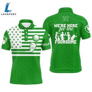 Green White American Flag Mens…