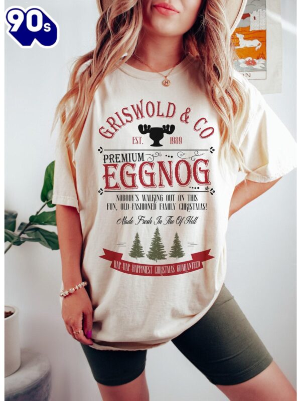 Griiswold Eggnog Retro Christmas Shirt