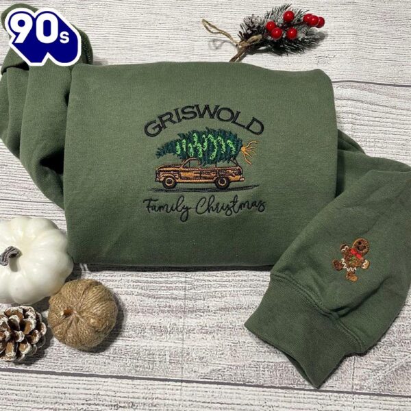 Griswold Embroidered Sweatshirt Gift Christmas