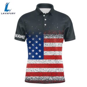 Grunge Vintage American Flag Mens…