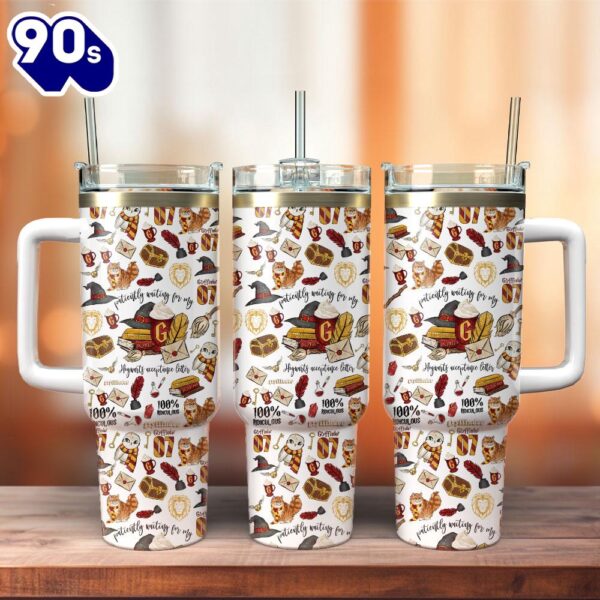 Gryffindor Harry Potter Movie Custom Stanley Quencher 40oz Stainless Steel Tumbler With Handle  For Fans