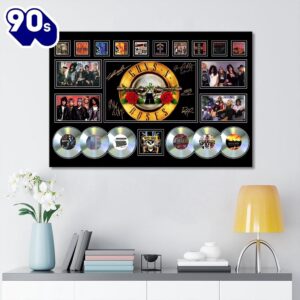 Guns N’ Roses Rectangle Canvas…