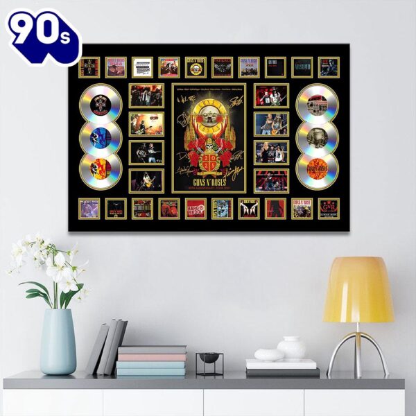 Guns N’ Roses Rectangle Canvas With Inner Frame New Trend 2025