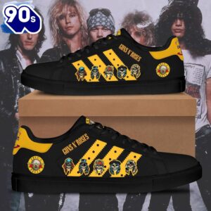 Guns N’ Roses Skull Roses Limited Edition Stan Smith Shoes