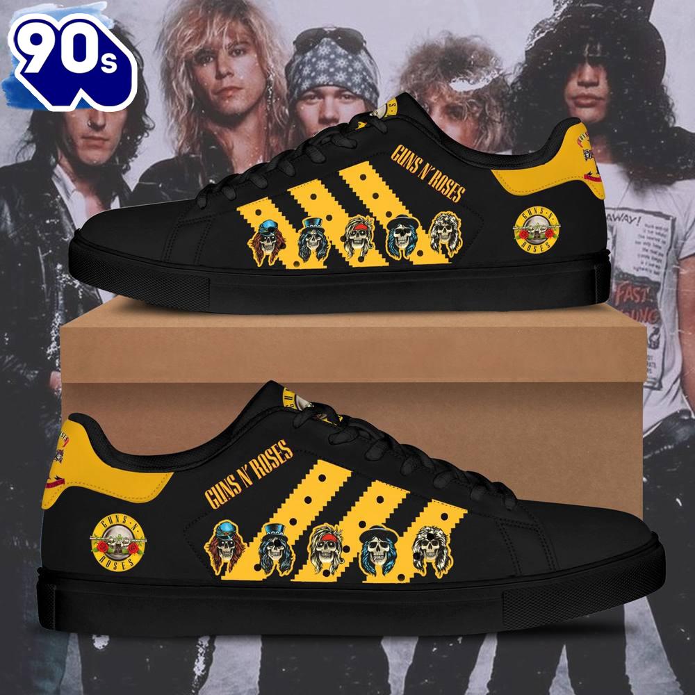Guns N' Roses Skull Roses Limited Edition Stan Smith Shoes Guns N' Roses Skull Roses Limited Edition Stan Smith Shoes