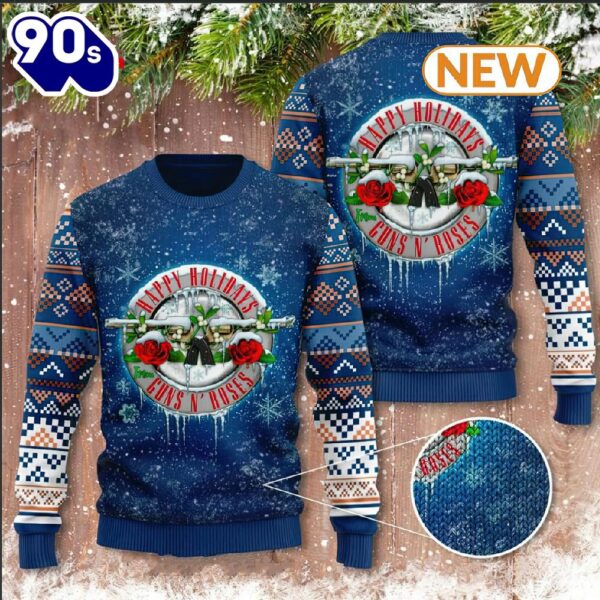 Guns N’ Roses Ugly Sweater, Christmas Gifts