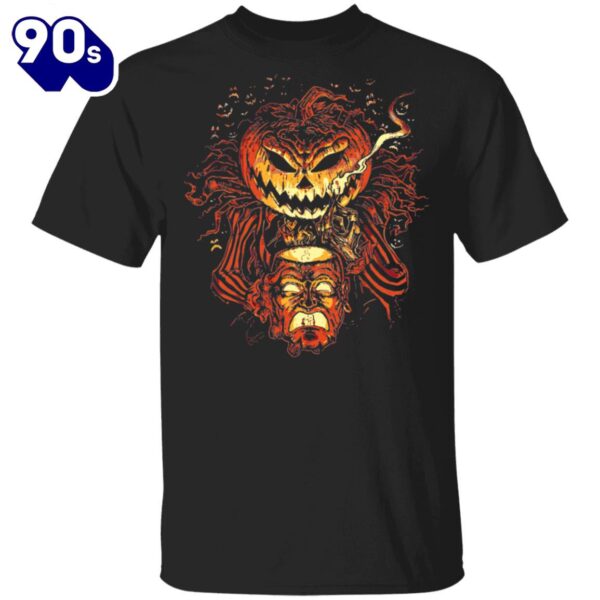 Halloween 2024 Alternative Universe Scary Pumpkin Head Lantern Halloween T-Shirt