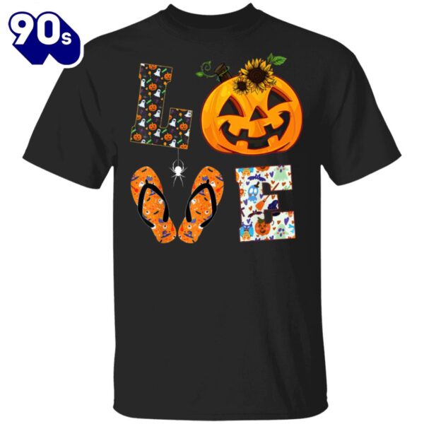 Halloween 2024 Love Halloween Love Autumn T-Shirt