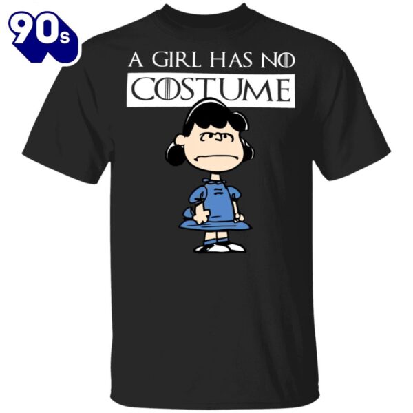 Halloween 2024 Lucy Van Pelt A Girl Has No Costume Halloween T-Shirt