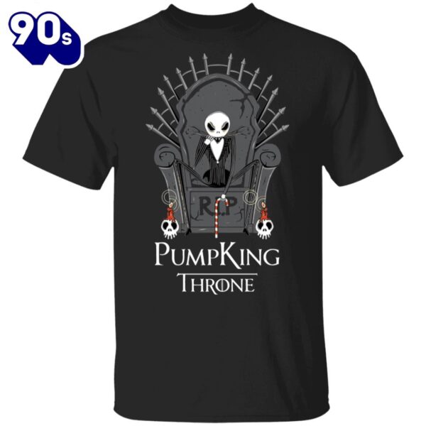 Halloween 2024 Rip Pumpking Thrones Jack Skellington Halloween Game Of Thrones T-Shirt