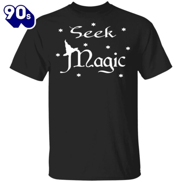 Halloween 2024 Seek Magic A Witch On The Halloween T-Shirt