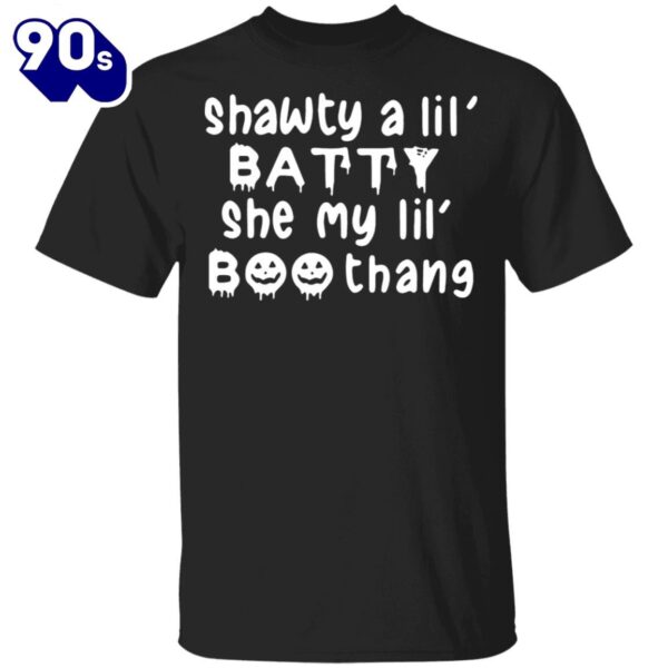 Halloween 2024 Shawty A Lil’ Batty She My Lil’ Boothang Halloween T-Shirt