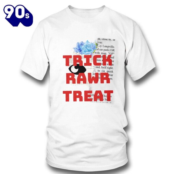 Halloween 2024 Trick Rawr Treat Halloween Dinosaur T Rex Mummy Unisex