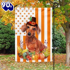 Halloween Halloween Dachshund American Flag…