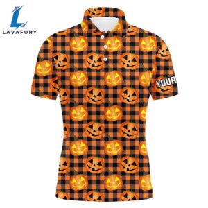 Halloween Pumpkin Seamless Orange Mens…