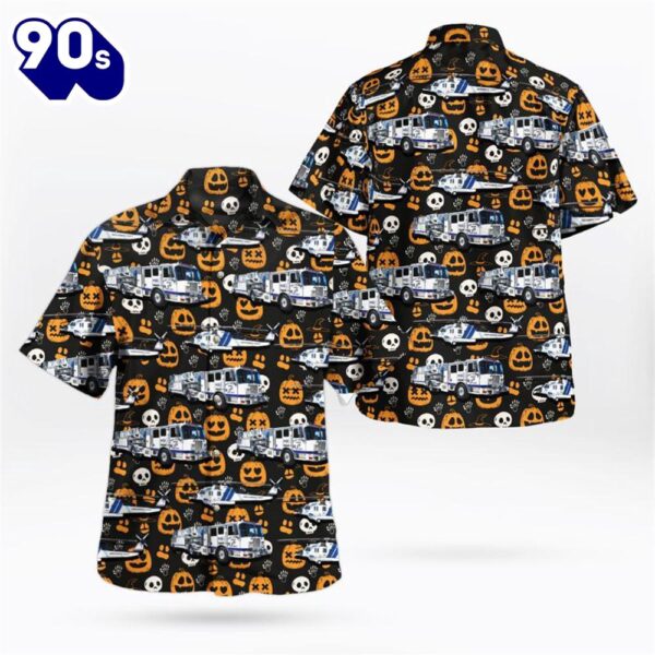 Halloween, Santa Barbara County Fire Department, California Hawaiian Shirt