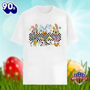 Happy Easter Day And Mickey With Friends Graphic Shirt