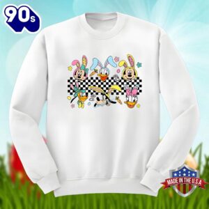 Happy Easter Day And Mickey With Friends Graphic Shirt