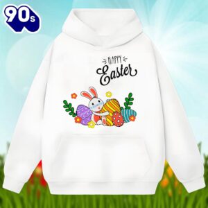 Happy Easter Day With Bunny Eggs Shirt Idea