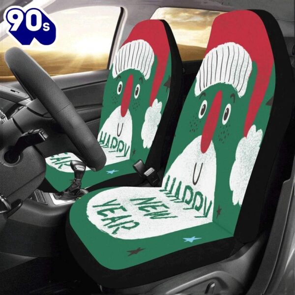 Happy New Year Car Seat Covers  Gift Xmas
