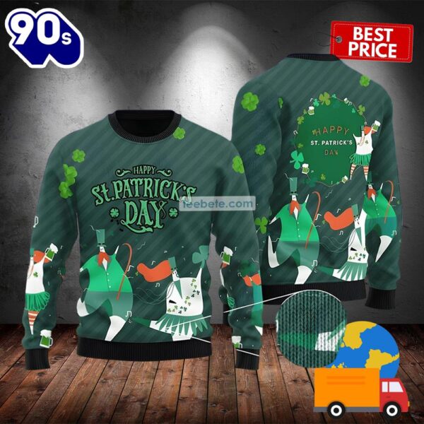 Happy St Patricks Day Green Best Ugly Sweaters 2025
