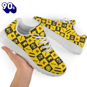 Harry Potter Hufflepuff Sneakers Custom Pattern Shoes For Fan