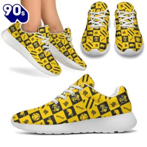 Harry Potter Hufflepuff Sneakers Custom Pattern Shoes For Fan