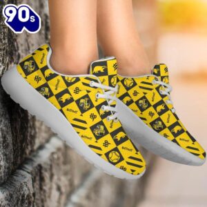 Harry Potter Hufflepuff Sneakers Custom Pattern Shoes For Fan