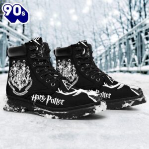 Harry Potter Leather Leather Boots Custom Badge For Fans