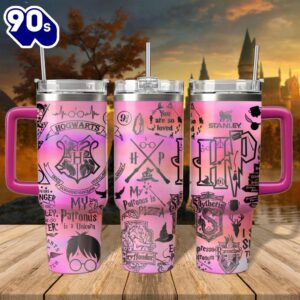 Harry Potter Movies Custom Stanley Cup 40 Oz Tumbler With Handle