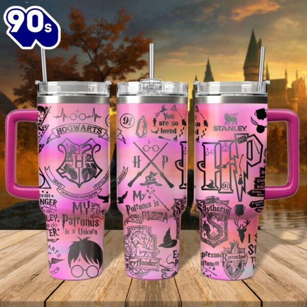 Harry Potter Movies Custom Stanley Cup 40 Oz Tumbler With Handle