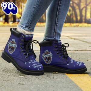 Harry Potter Ravenclaw Timbs Leather Boots Custom Shoes For Fan