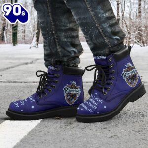 Harry Potter Ravenclaw Timbs Leather Boots Custom Shoes For Fan