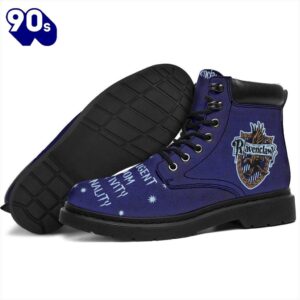 Harry Potter Ravenclaw Timbs Leather Boots Custom Shoes For Fan