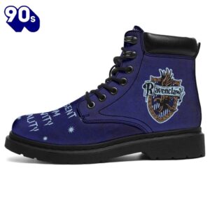 Harry Potter Ravenclaw Timbs Leather Boots Custom Shoes For Fan