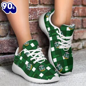 Harry Potter Slytherin Sneakers Custom Checkerboard Shoes For Fan