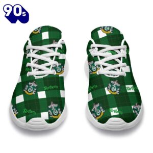 Harry Potter Slytherin Sneakers Custom Checkerboard Shoes For Fan