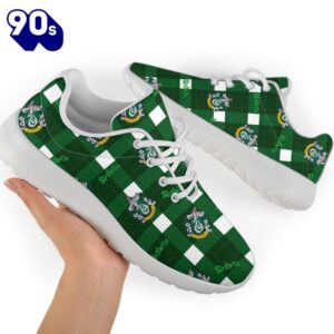 Harry Potter Slytherin Sneakers Custom Checkerboard Shoes For Fan