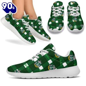 Harry Potter Slytherin Sneakers Custom Checkerboard Shoes For Fan