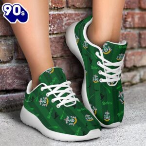 Harry Potter Slytherin Sneakers Custom Pattern Shoes For Fan