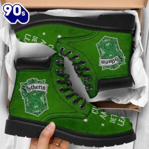 Harry Potter Slytherin Timbs Leather…