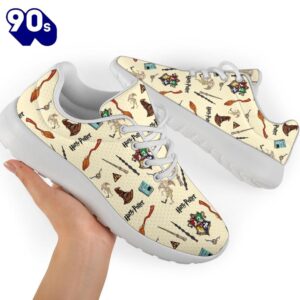 Harry Potter Sneakers Custom Pattern Hogwarts Shoes