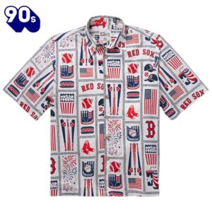 Hawaiian Red Sox Shirt Men’s…