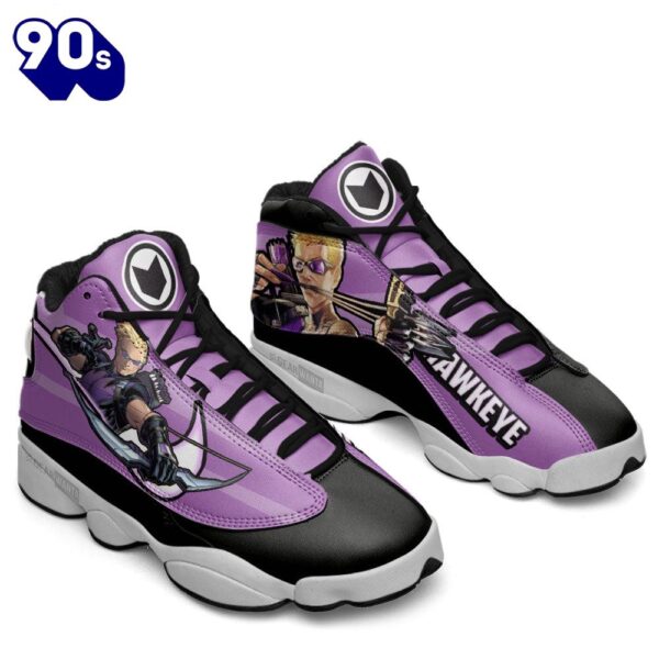 Hawkeye Air Jordan 13 Sneakers Super Heroes Custom Shoes