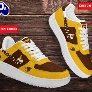 Hawthorn Hawks AFL Personalized Air Force 1 Shoes