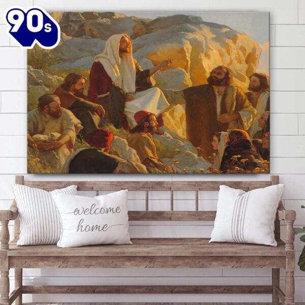 Hear Him Canvas Wall Art  Poster Gift Christmas